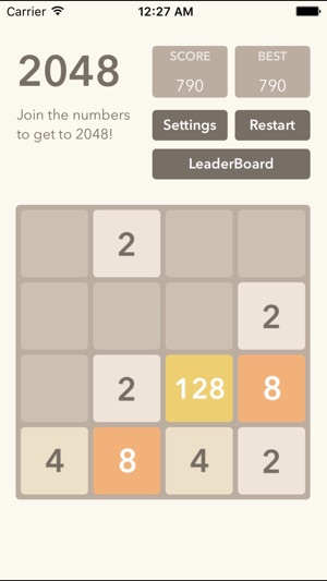 2048 - Best Puzzle Game for iPhone