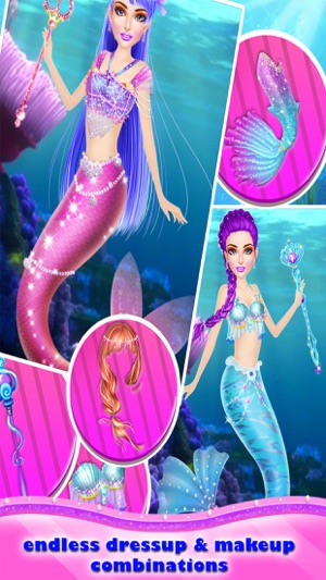 Mermaid Makeup Salon - Girls Games - Spa Dressup(圖4)-速報App