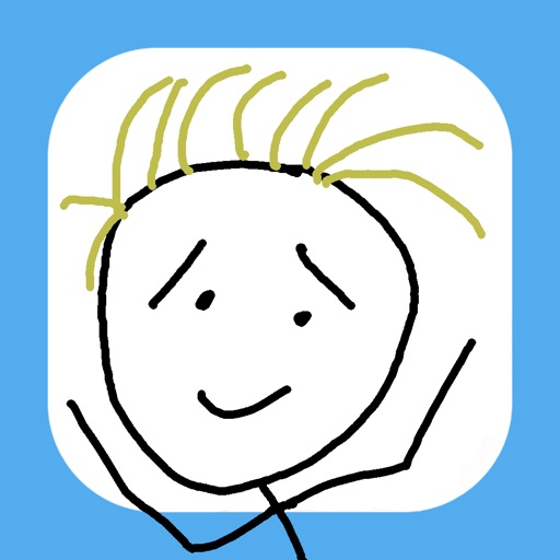 Dudemoji - stick man texting for guys (Emoticon Emoji) icon