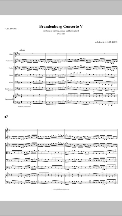 Virtual Sheet Music