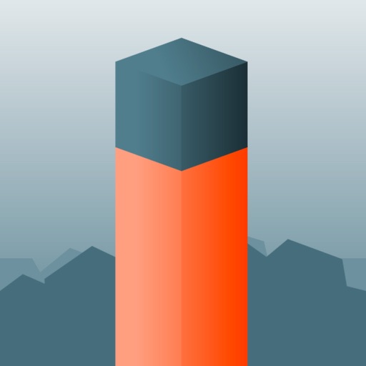Mr Cube Dashed Jumps - Jumping on Pillar Games iOS App