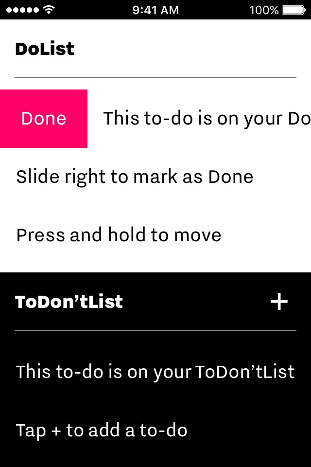 ToDon’tList screenshot 4