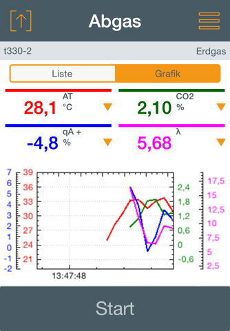 testo Combustion App screenshot 2