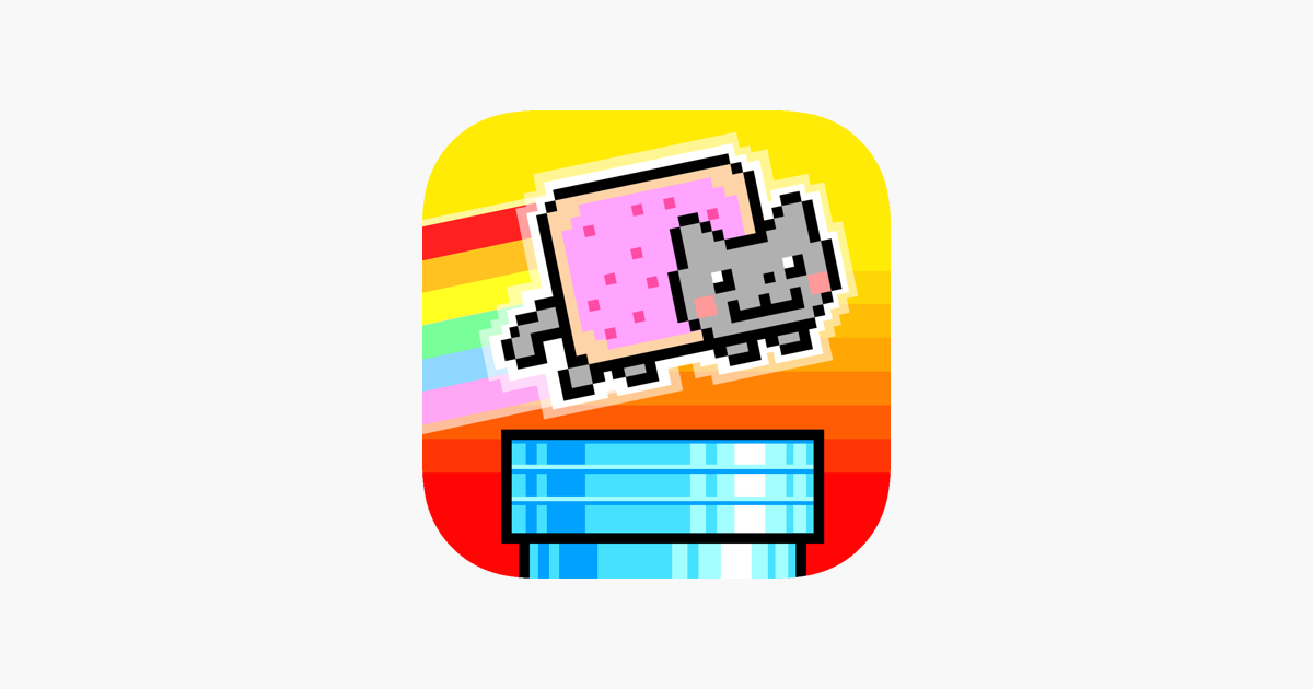 Flappy Nyan On The App Store - roblox piano sheets nyan cat