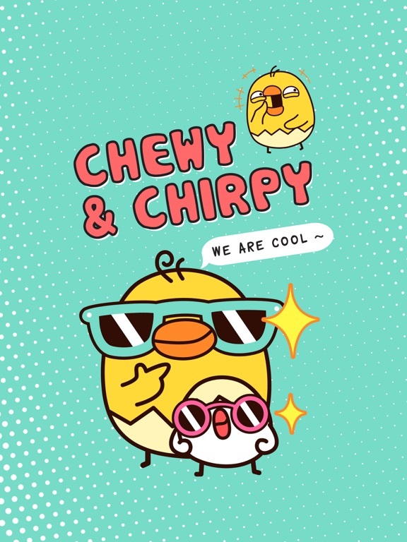 Chewy & Chirpy stickersのおすすめ画像1