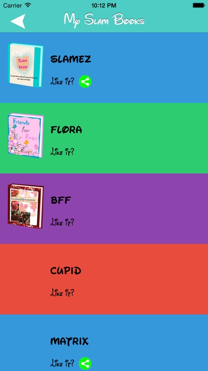 eSlammies (slambook app for friends, save friends secrets in your slam book) screenshot-3