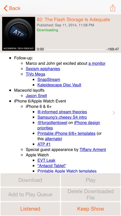 RSSRadio Podcast Player screenshot-3