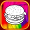 "fast food and family restaurant Painting Color App for kid boys and girls