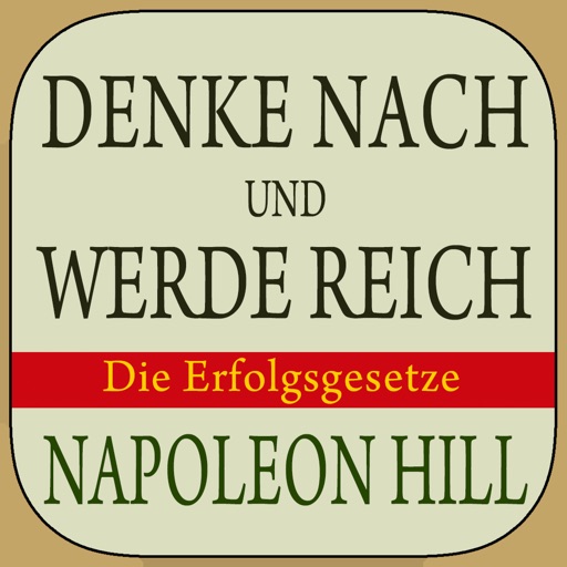 Denke nach und werde reich. Napoleon Hill icon