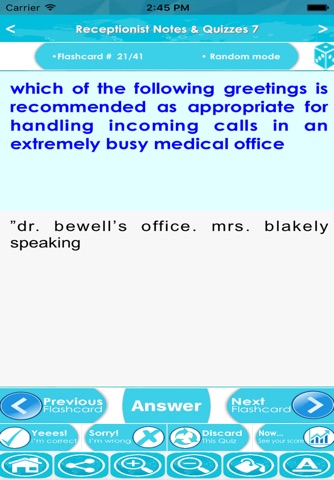 Receptionist Exam Review & Test Bank App : 800 Study Notes, Flashcards, Concepts & Practice Quiz screenshot 3