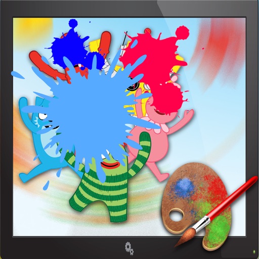 Paint Fors Kids Game Yo Gabba Version iOS App