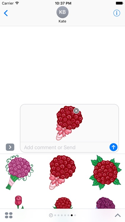 Floral Bouquet Stickers for iMessage screenshot-3