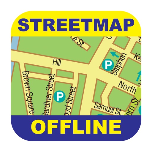 Moscow (Russia) Offline Streetmap