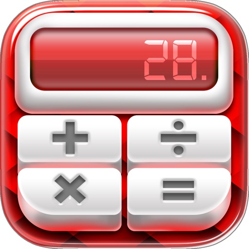 Calculator For Red Color Wallpaper Keyboard Themes icon