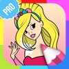 Princess Coloring Games for Kids - Colouring Book for Girls PRO
