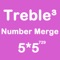 Number Merge Treble 5X5 - Playing With Piano Music And Sliding Number Block