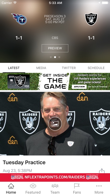 Raiders App