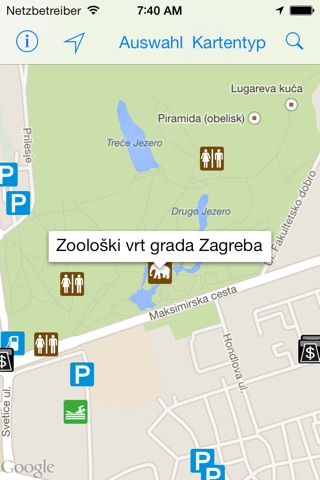 Leisuremap Croatia, Camping, Golf, Swimming, Car parks, and more screenshot 2