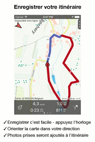 Topo GPS Belgium screenshot 4