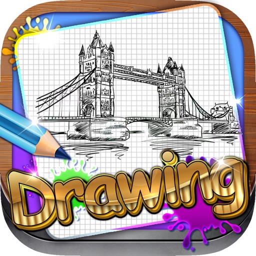 Drawing Desk Coloring Book “ Wonder of the World” icon