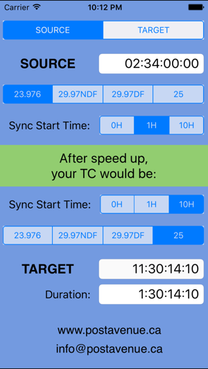 Timecode TC Organizer