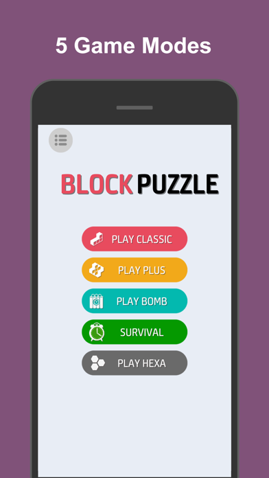 Block Puzzle: match hexa games screenshot 2