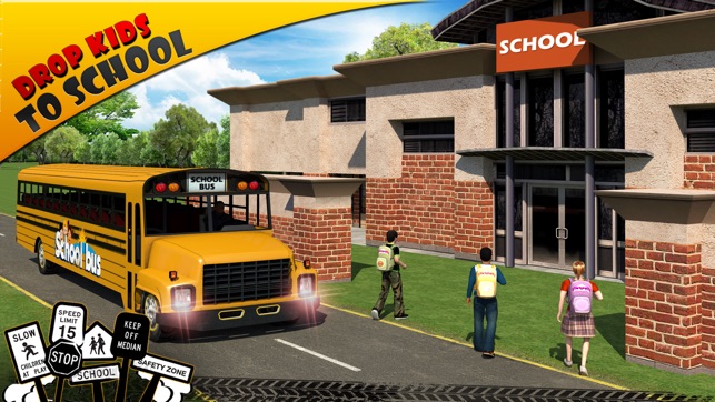 Schoolbus Driver 3D SIM(圖4)-速報App