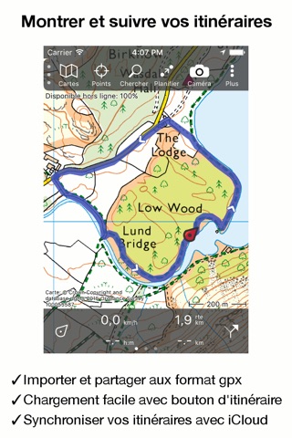 Topo GPS Great Britain screenshot 3