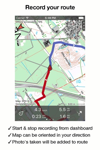 Topo GPS Denmark screenshot 3