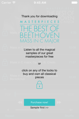 Beethoven: Mass in C major screenshot 2