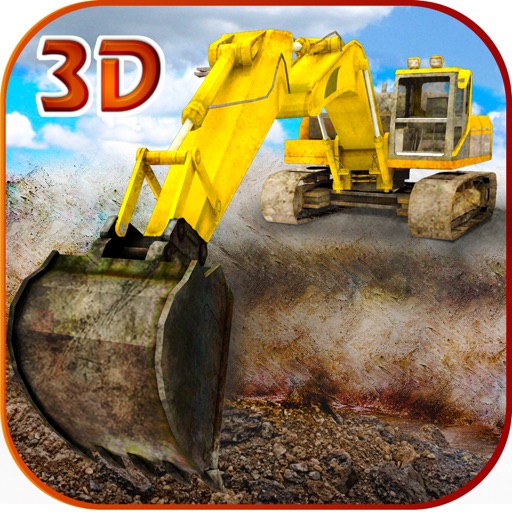 Sand Excavator Simulator 3D - Real trucker and construction simulator Icon
