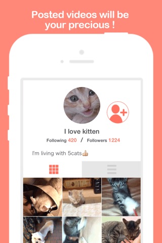 PiVid～You can  share 15 sec videos related to pets !～ screenshot 4