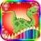 Dinosaurs Kids Coloring Book