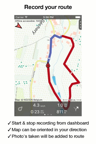 Topo GPS Belgium screenshot 4