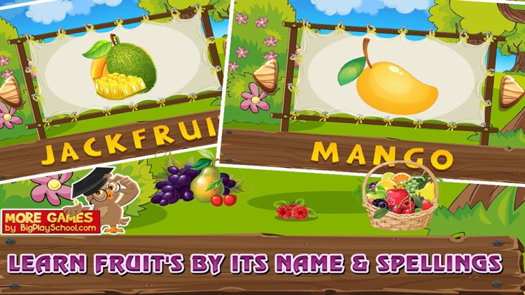 Learn Fruits - Kids e-Learning