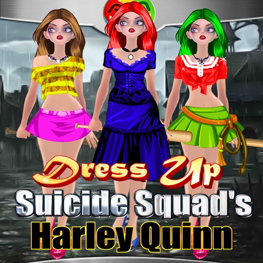 Dress-Up for Harley Quinn Super Heroes Comic - Super Bad Girl Edition