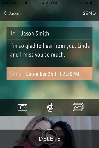 Vochi Messaging - Future Delivery screenshot 3