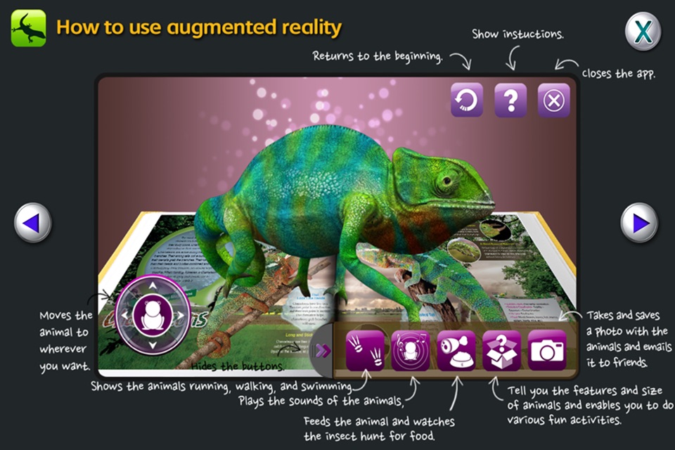 EVO HERPTILE - Augmented Reality screenshot 2