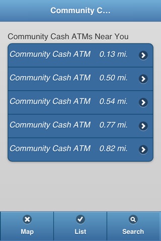 Community Cash ATM Locator screenshot 2