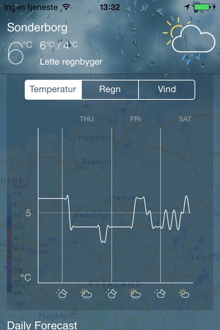 Nedbør Radar Danmark screenshot 4