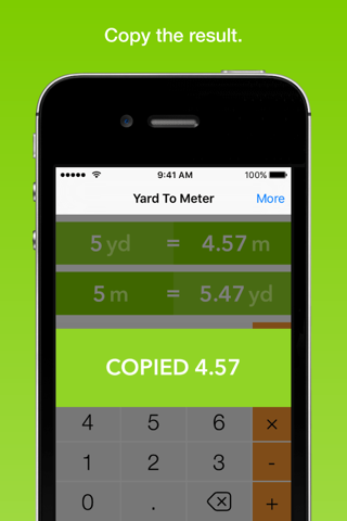 Yard To Meter, the fastest distance converter screenshot 3