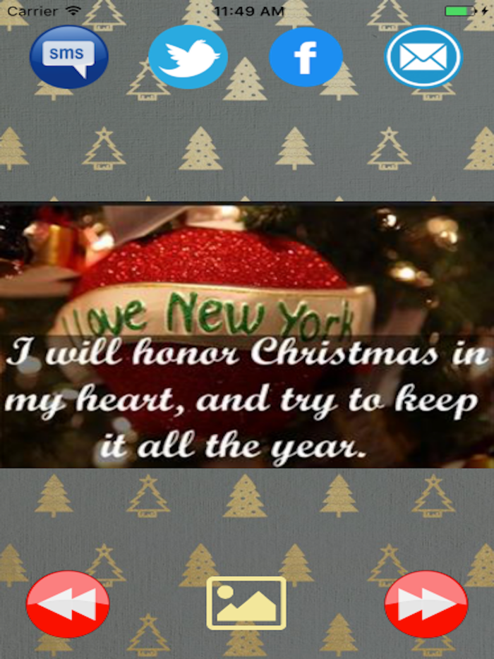 Merry Christmas greetings card and New Year 2017