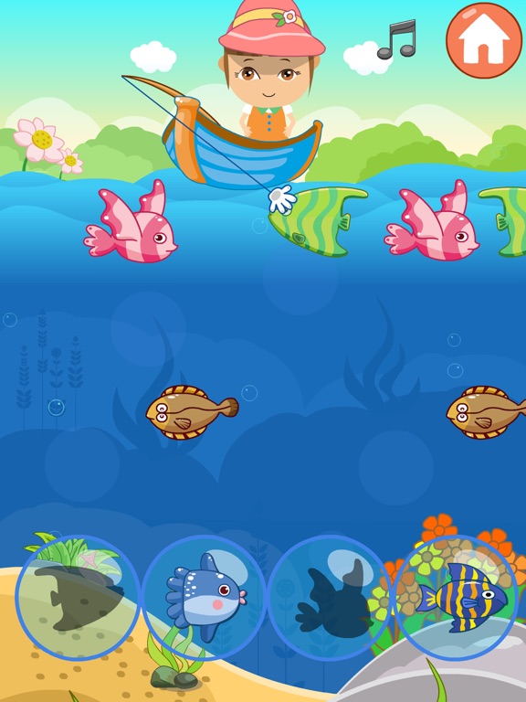 Amy Fishing Game free For Kids and toddlers screenshot 2