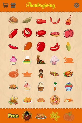 Thanksgiving Day Emoji - Holiday Emoticon Stickers for Messages & Greetings screenshot 4
