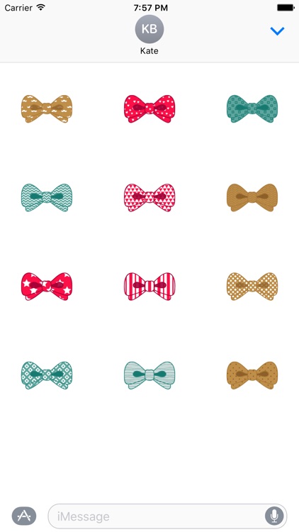 Sticker Bow Ties for iMessage