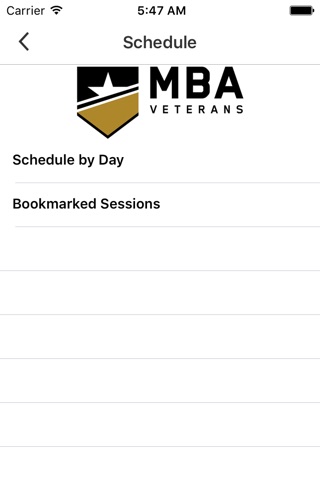 MBA Veterans Conference screenshot 4