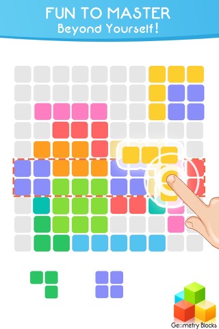 Geometry Blocks Blitz - Trivia game of switch color cubes to clash brick to dash high score screenshot 2