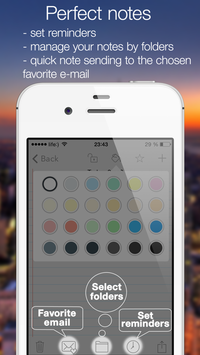 Note-IFY (formerly FNotes): colorful notes with Reminders, TextExpander and Dropbox synchronization Screenshot 4
