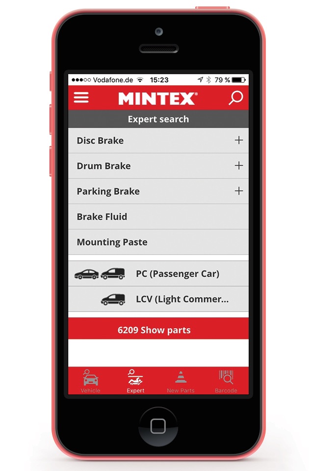 Mintex Brakebook screenshot 2