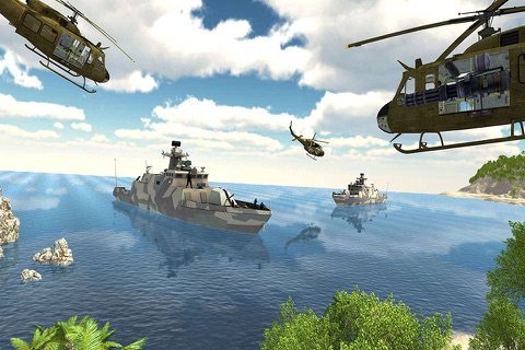 Warship Helicopter Battle 3D screenshot 2
